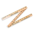 Natural Finish Folding Yardstick